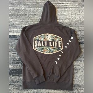 SALT LIFE Live Salty “Fish Dive Surf” Hoodie